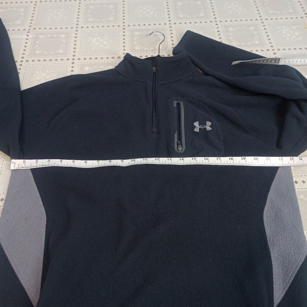 Under Armour Black and Gray Pullover Sweatshirt. Size Large - Picture 12 of 14